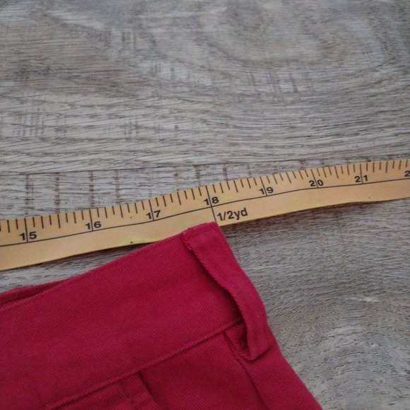 Jos.‎ A. Bank men's red crab print preppy cotton twill shorts 9" Inseam Sz 36 - Picture 7 of 10